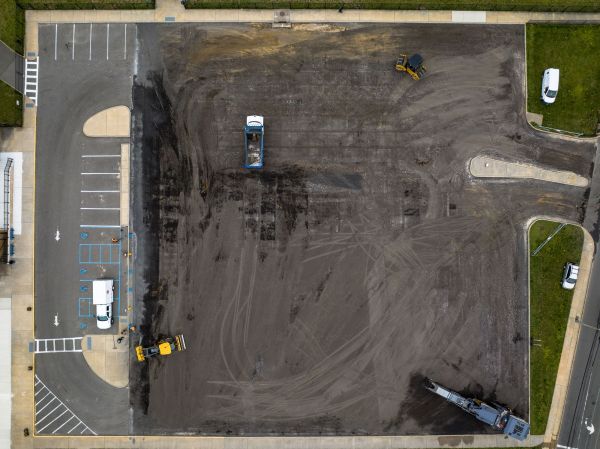 Parking Lot Excavation in Mount Juliet