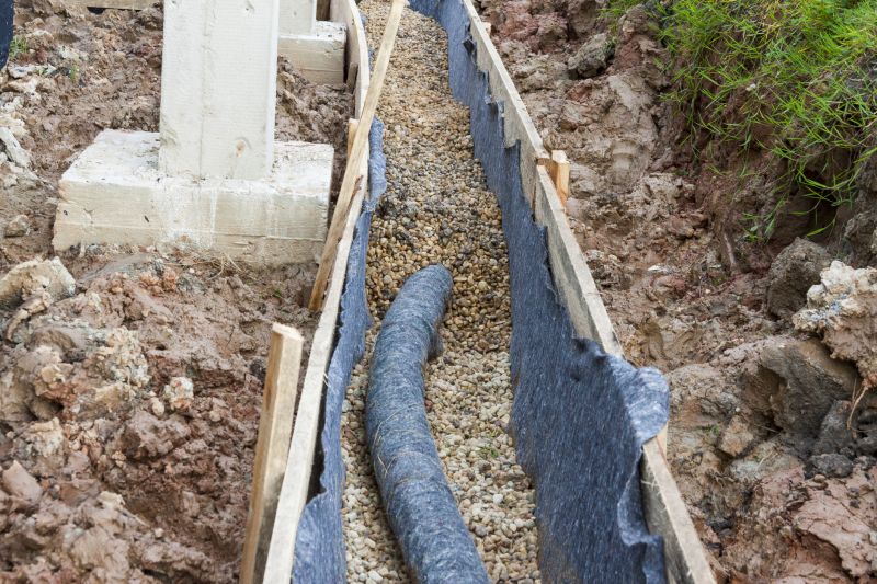 Drainage Trench Excavation